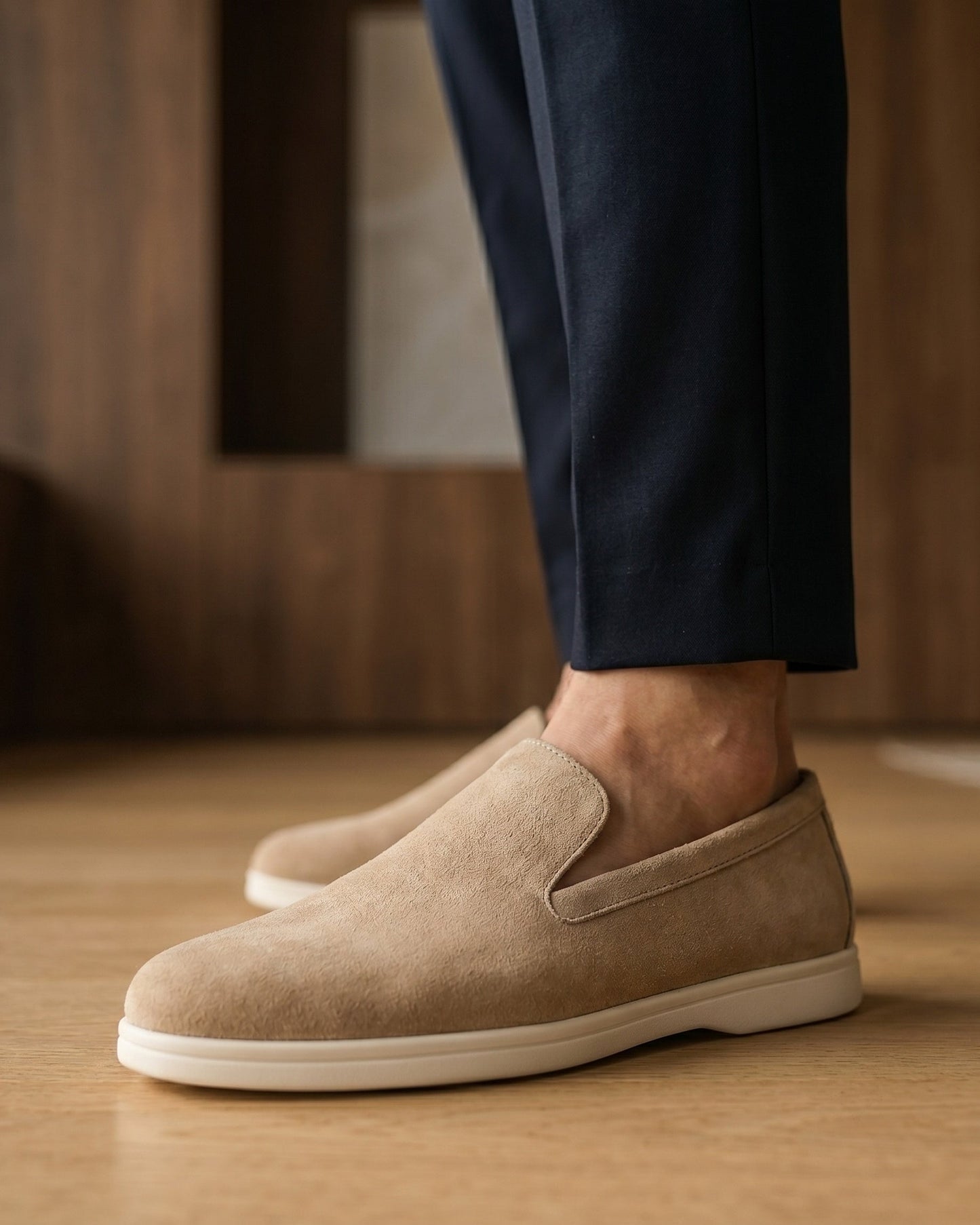 Paolo Suede Slip-On Loafers