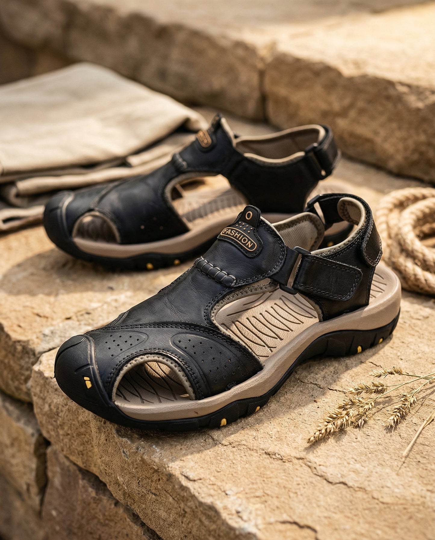 Vincent Leather Sandal